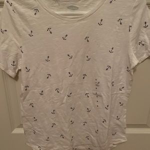 White anchor shirt